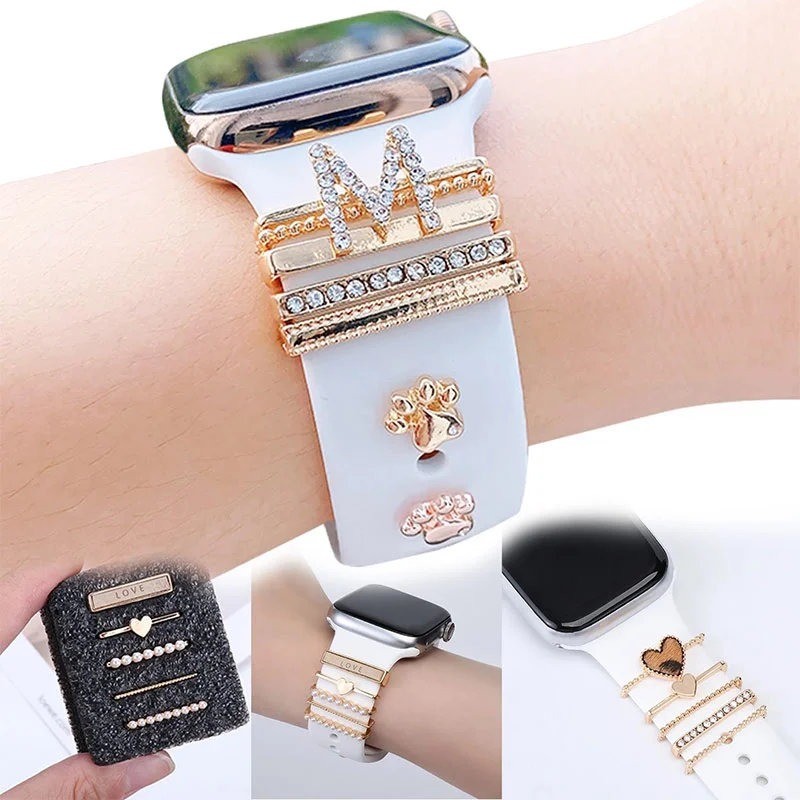 Luxury Watch Apple Bands - For Apple Watch Band Metal Charms