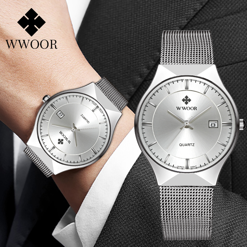 Dress Watch Ultra Thin - WWOOR Fashion Luxury Men Watch Top