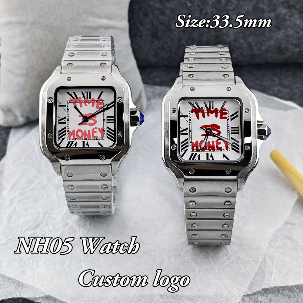Luxury Watch Straps - New NH05 Square Watch Time is