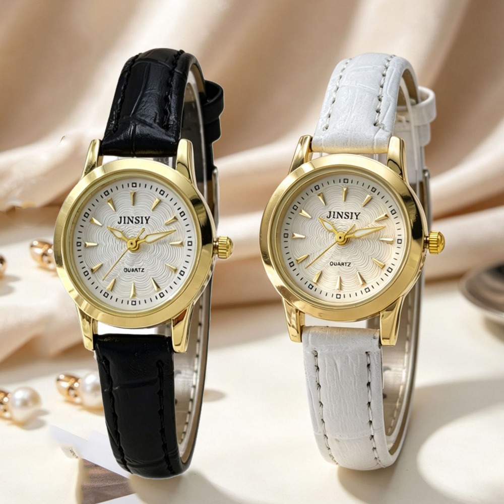 Luxury Watch Leather Strap - Fashion Leather Strap Quartz Watch Luxury