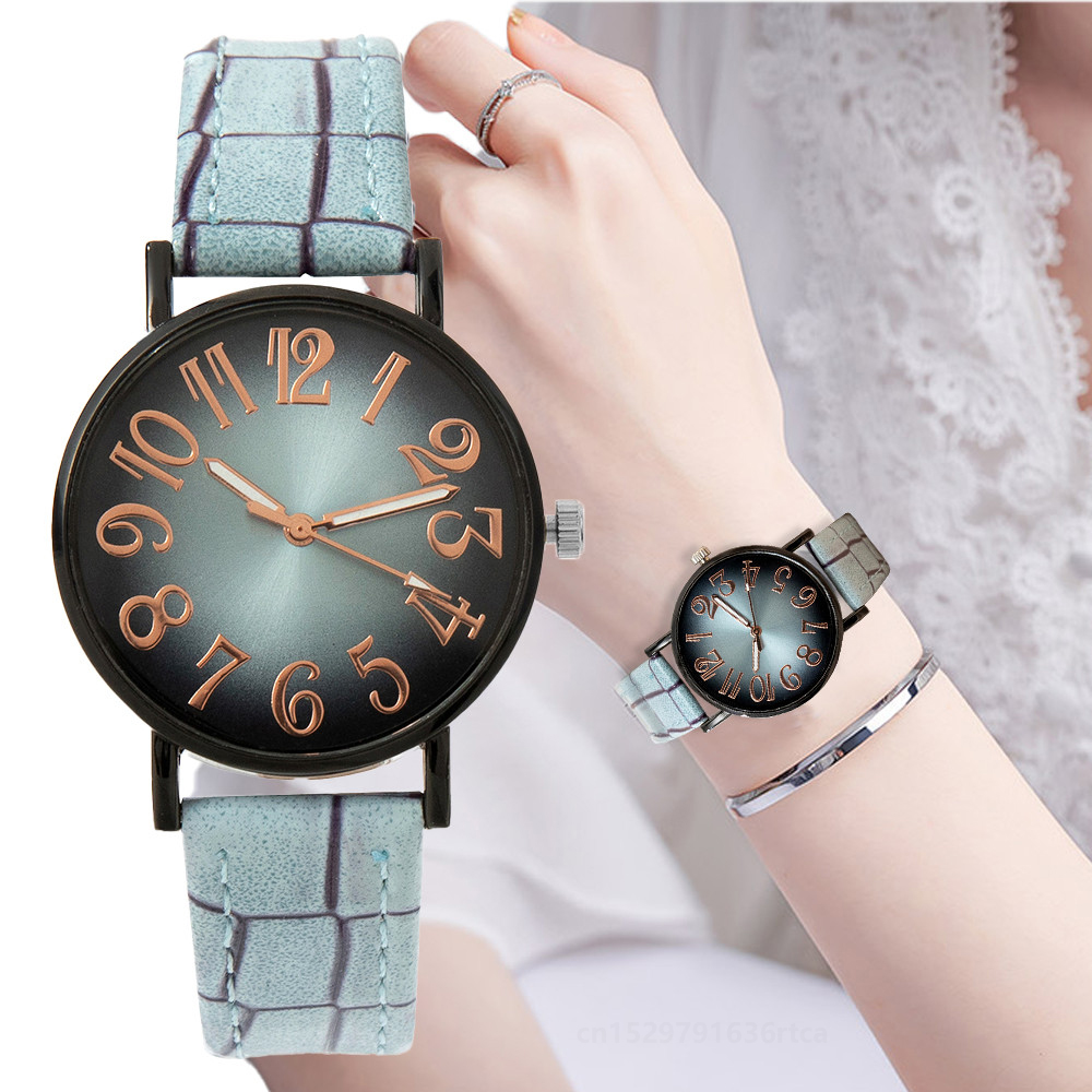 Luxury Watch Leather Strap - Luxury Women's Watch Fashion Vintage Digital