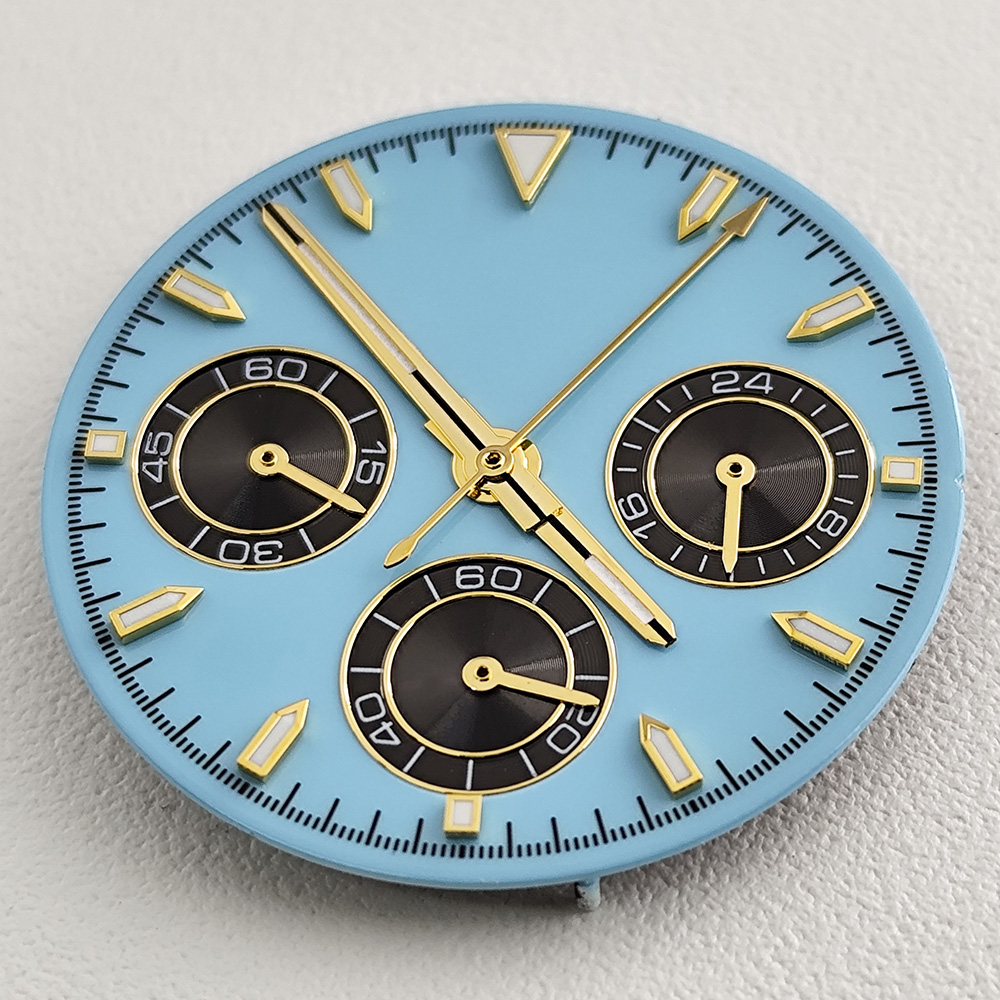 Cloisonne Enamel Dial - New VK63 dial enamel lake blue