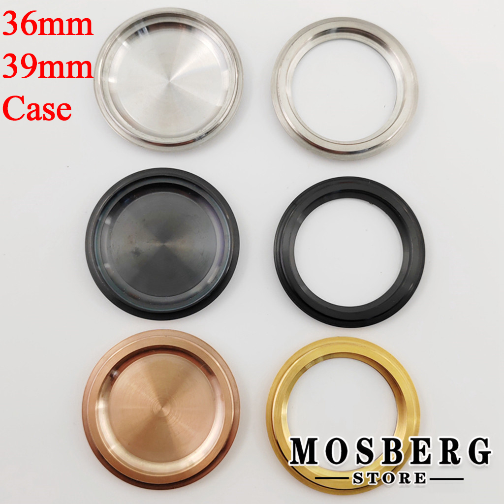Exhibition Caseback - 36mm 39mm Watch Case Bottom Cover