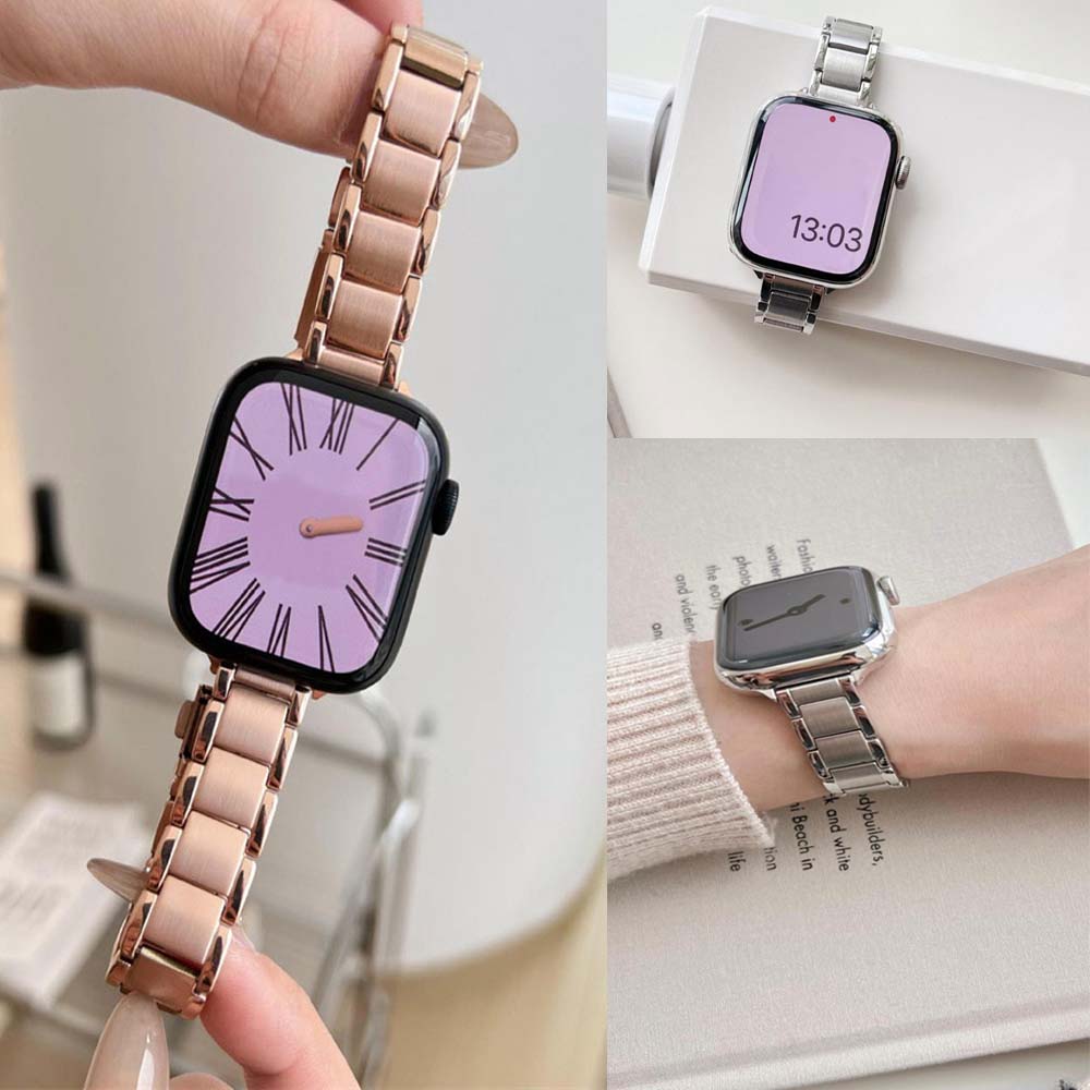 Luxury Watch Apple Bands - Slim Metal Band For Apple Watch