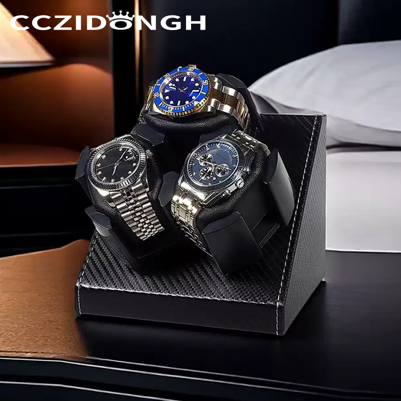 Luxury Watch Winder Box - 3+0 Watch Winder Leather Automatic Watch