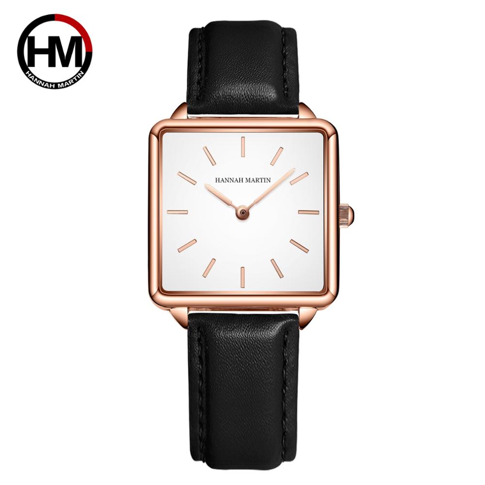 Luxury Watch Leather Strap - Genuine Leather Strap Japan Quartz Movement