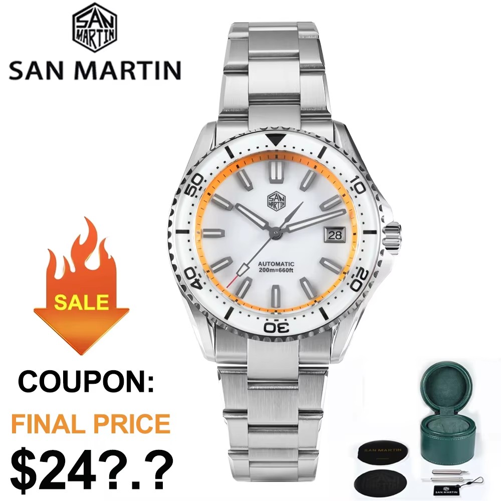 Cloisonne Enamel Dial - 2025 New San Martin 39mm Dive