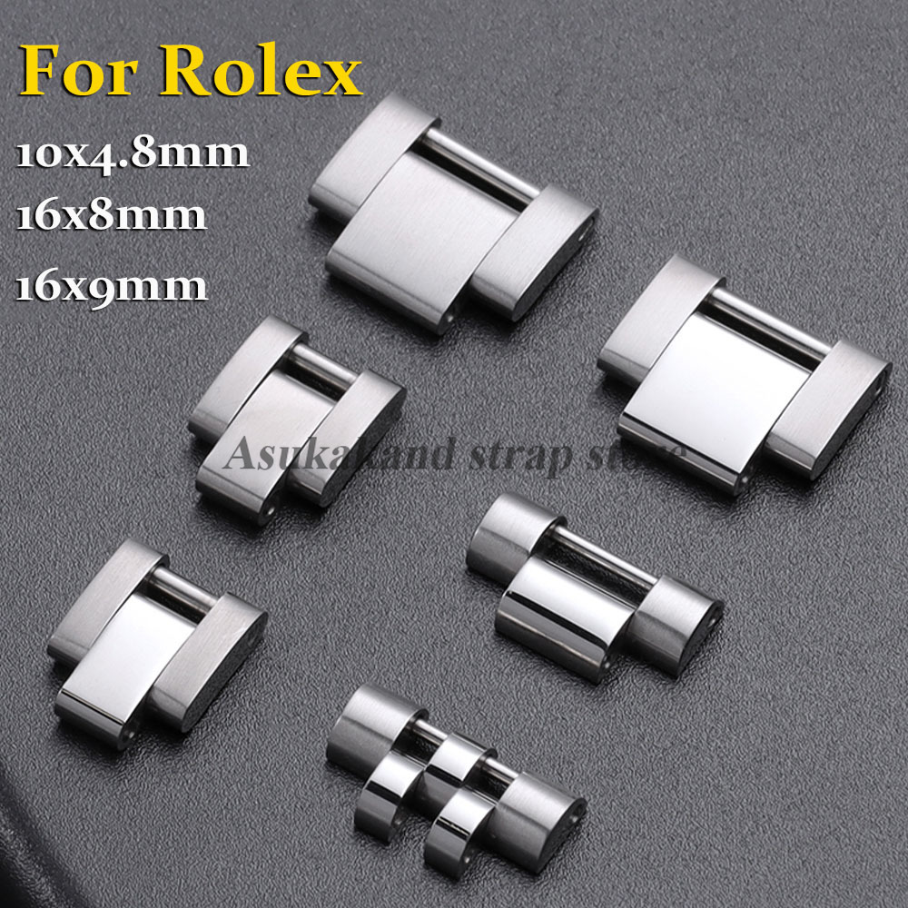 Luxury Watch Black - 16x8mm/16x9mm/10x4.8mm Metal Extension Link for Rolex