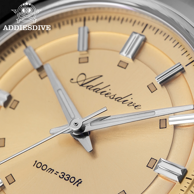 Luxury Watch And Bracelet - ADDIESDIVE Luxury Men Quartz Watch 36mm