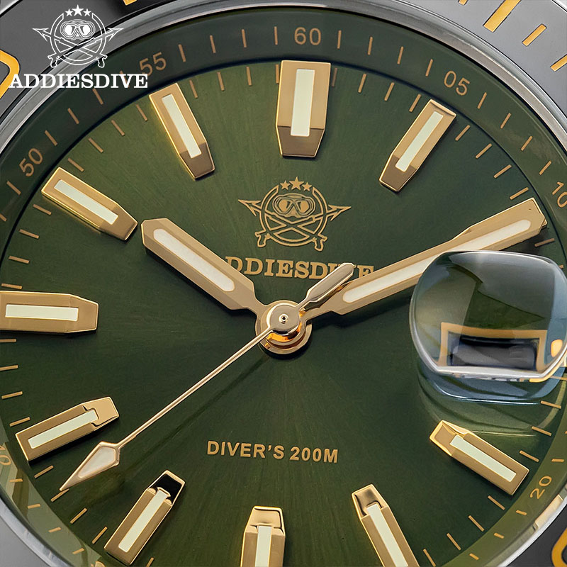 Cloisonne Enamel Dial - ADDIESDIVE New AD2510 Luxury Men's Diving
