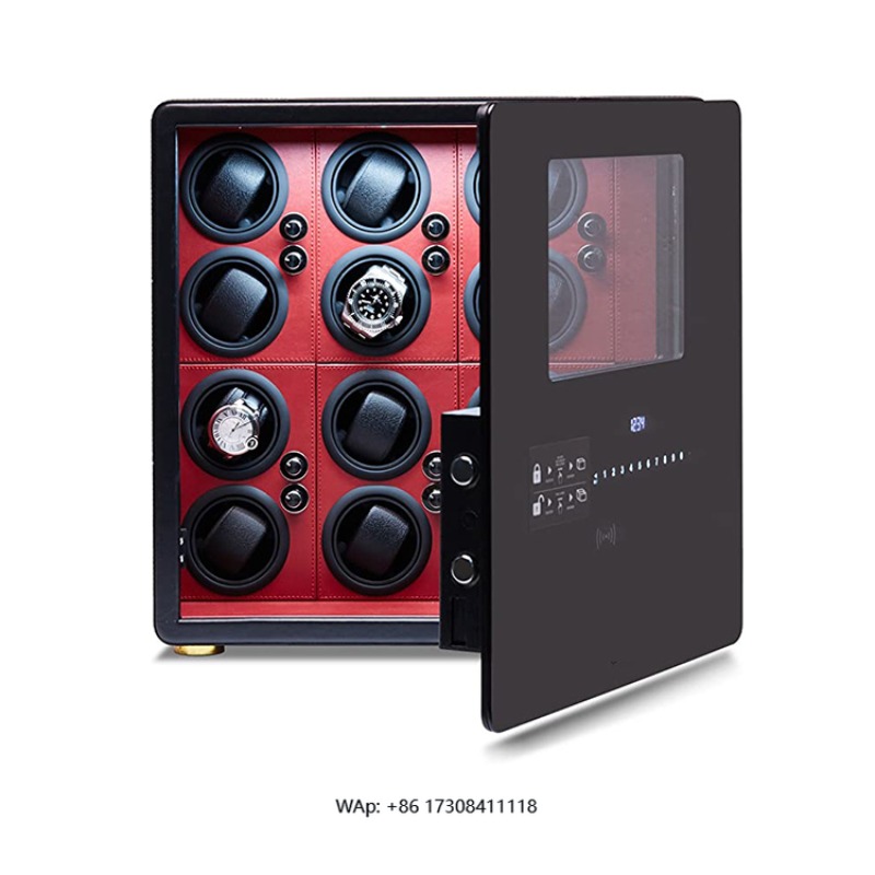 Luxury Watch Winder Box - Luxury 12 Automatic Rotors and Jewelry