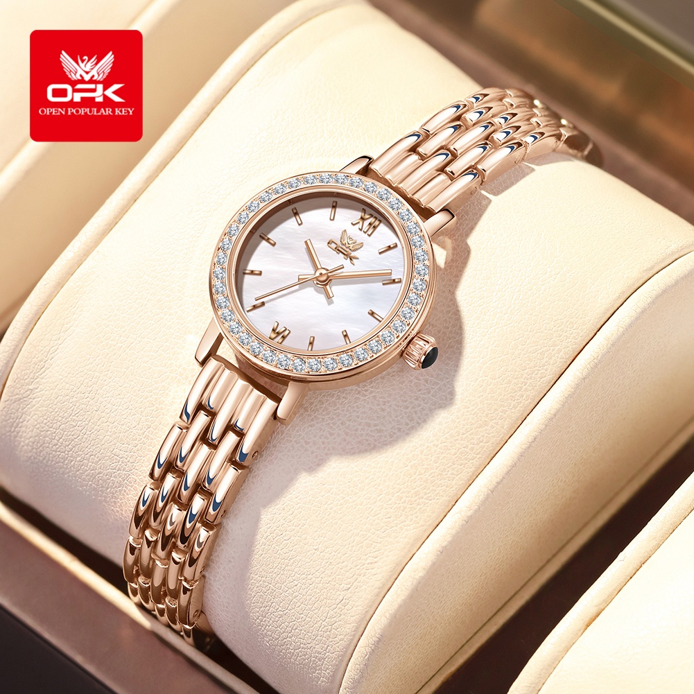 Luxury Watch Leather Strap - OPK 6063 Light Luxury Watch Women