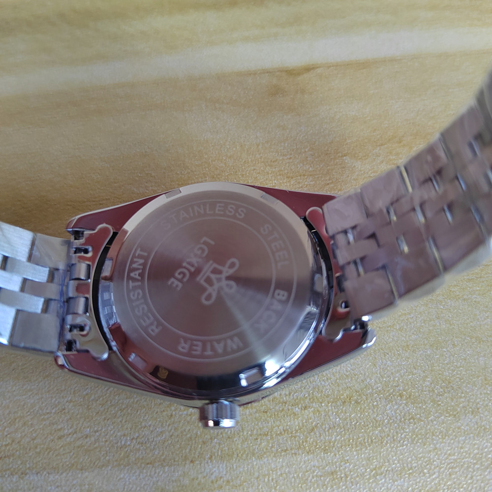 LGXIGE Crystal Women Bracelet  - Luxury Watch Black review and price