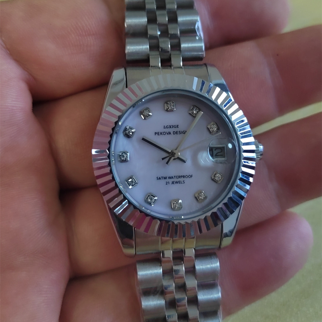 LGXIGE Crystal Women Bracelet  - Luxury Watch Black review and price
