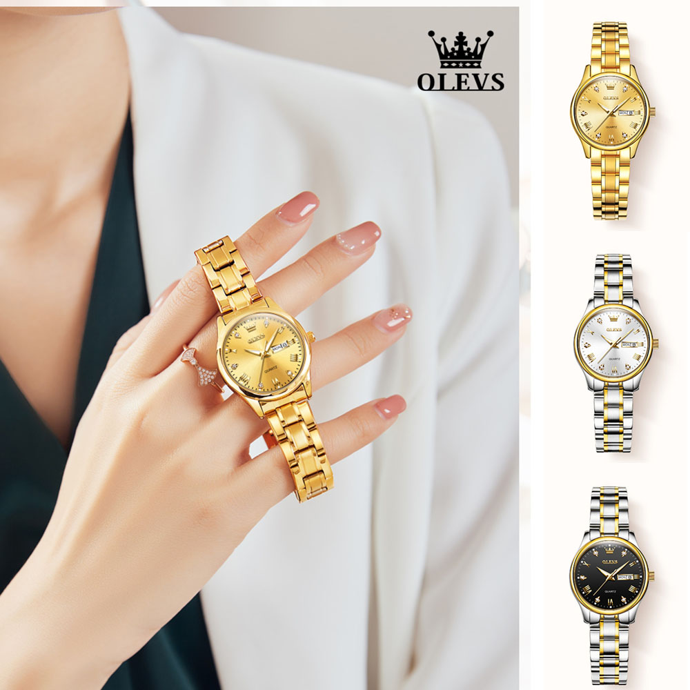OLEVS 5563 New Fashion Women Q - Luxury Watch Leather Strap review and price