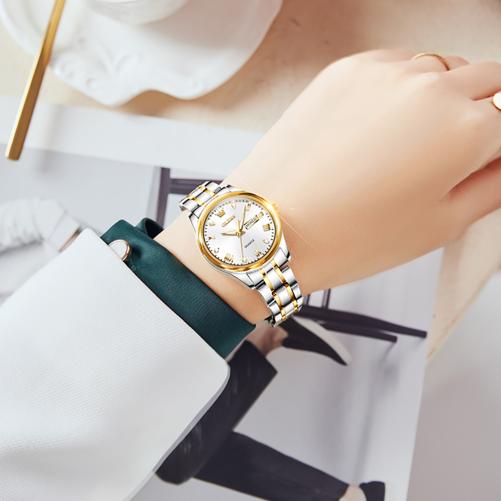 OLEVS 5563 New Fashion Women Q - Luxury Watch Leather Strap review and price