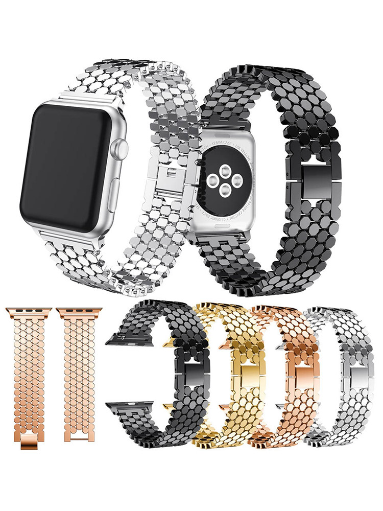 Stainless Steel Strap For Appl - Luxury Watch Apple Bands review and price
