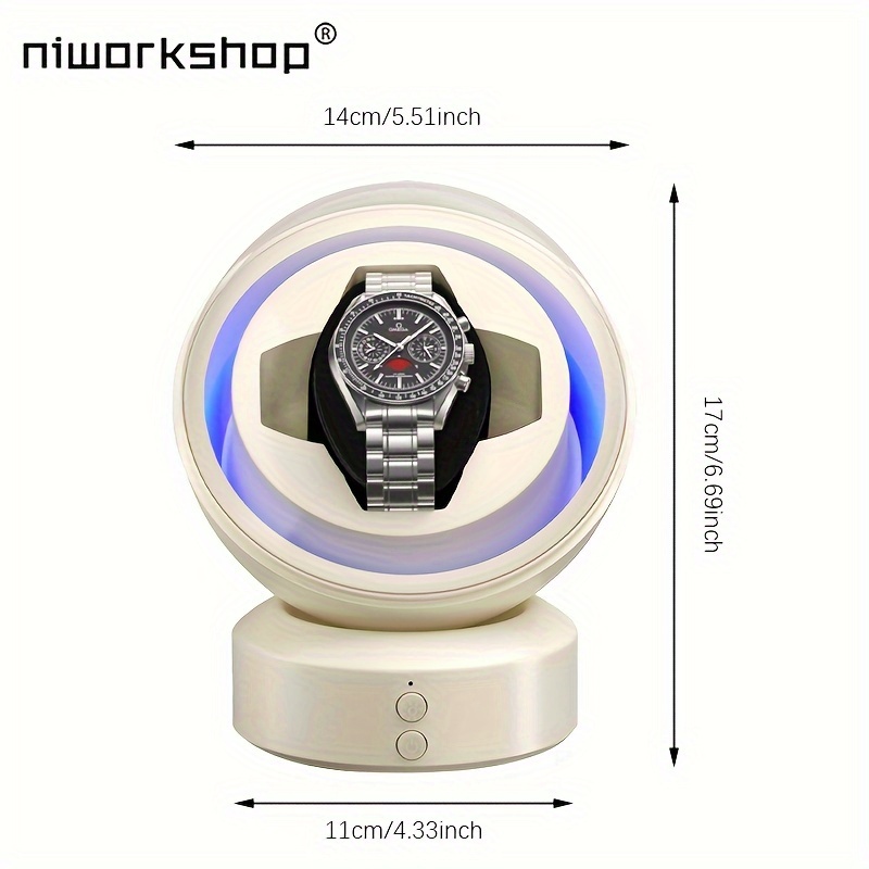 1pc Niworkshop Automatic Watch - Luxury Watch Winder Box review and price