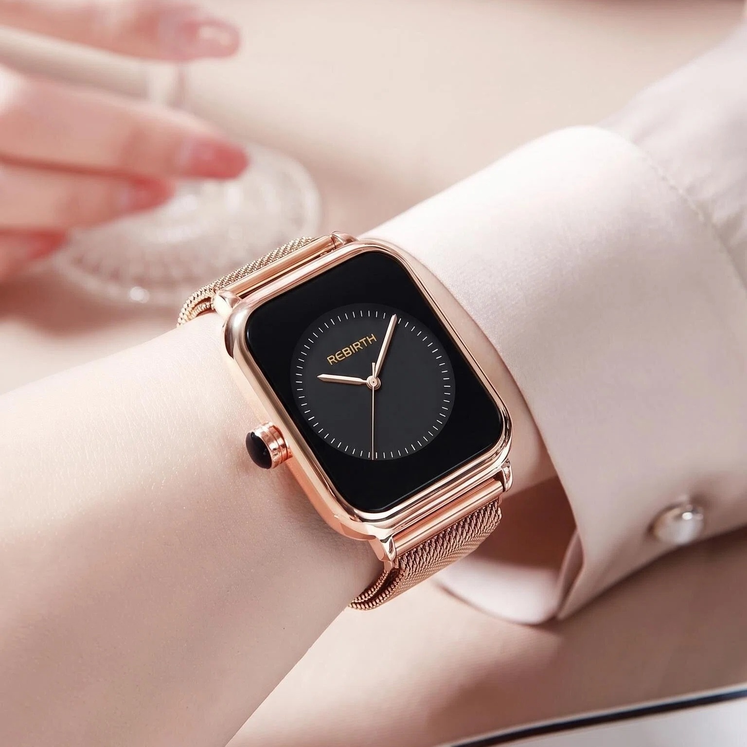 Light Luxury Square Women's Wa - Luxury Watch Black review and price