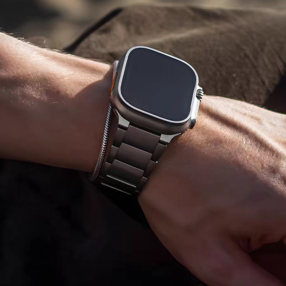 Titanium Business Men Strap fo - Luxury Watch Apple Bands review and price