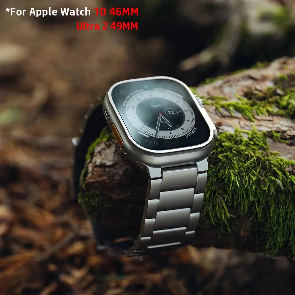 Titanium Business Men Strap fo - Luxury Watch Apple Bands review and price