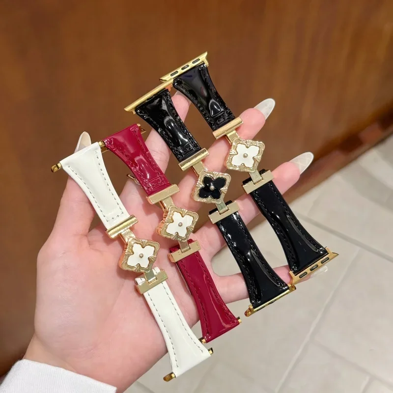 Advanced luxury leather strap  - Luxury Watch Apple Bands review and price