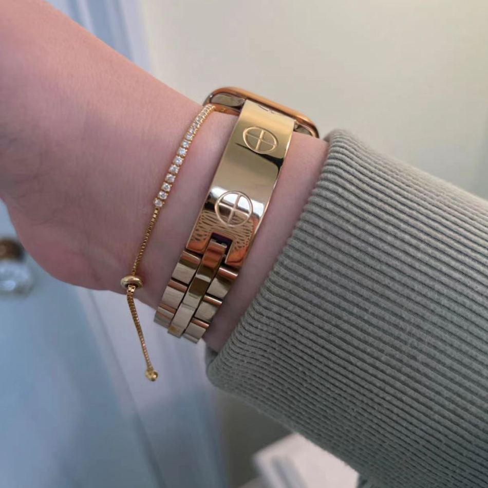 Luxury Stainless Steel Strap F - Luxury Watch Apple Bands review and price