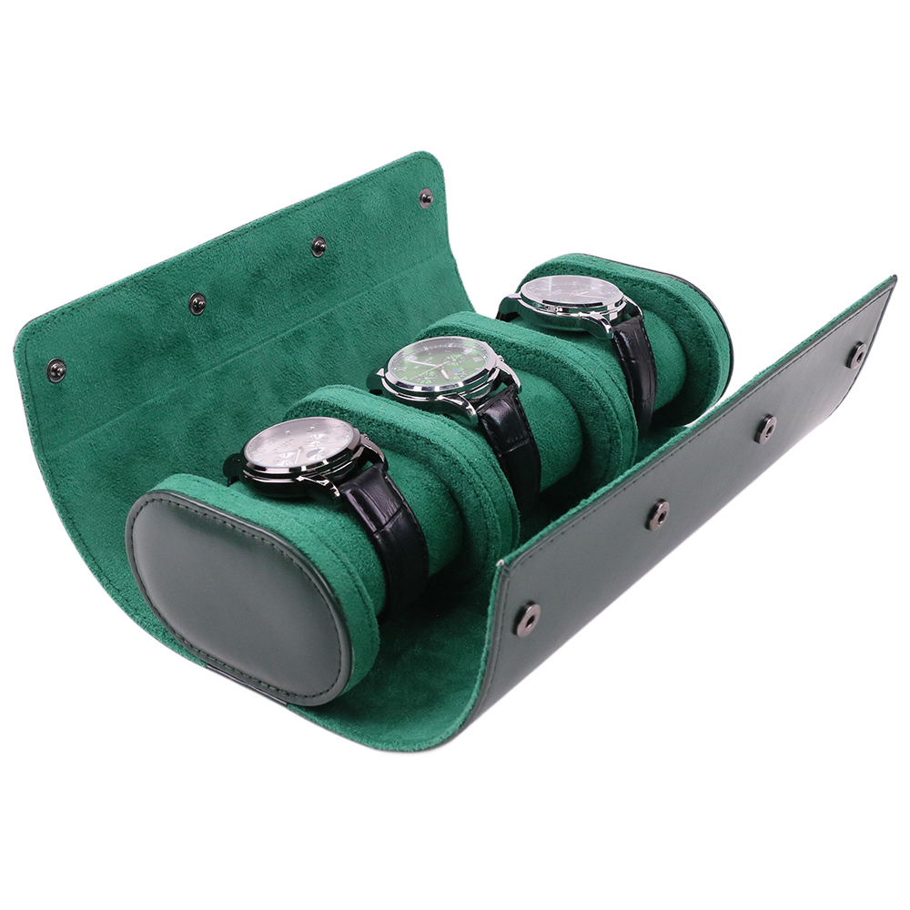 Luxury Portable 3 Slots PU Lea - Luxury Watch Winder Box review and price