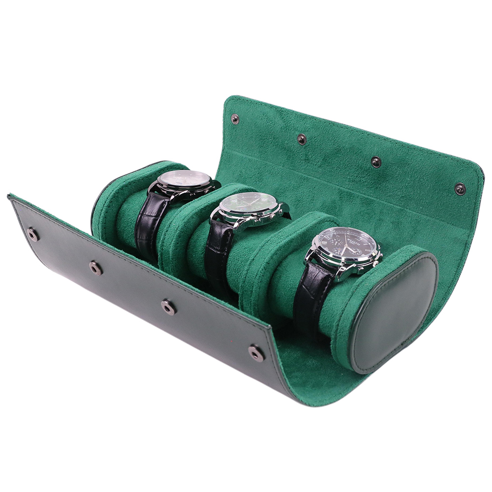 Luxury Portable 3 Slots PU Lea - Luxury Watch Winder Box review and price