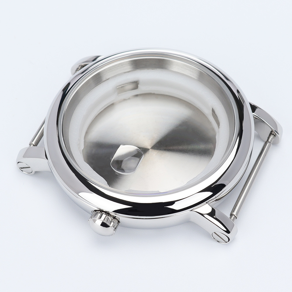 44mm Polished watch case nh35a - Exhibition Caseback review and price