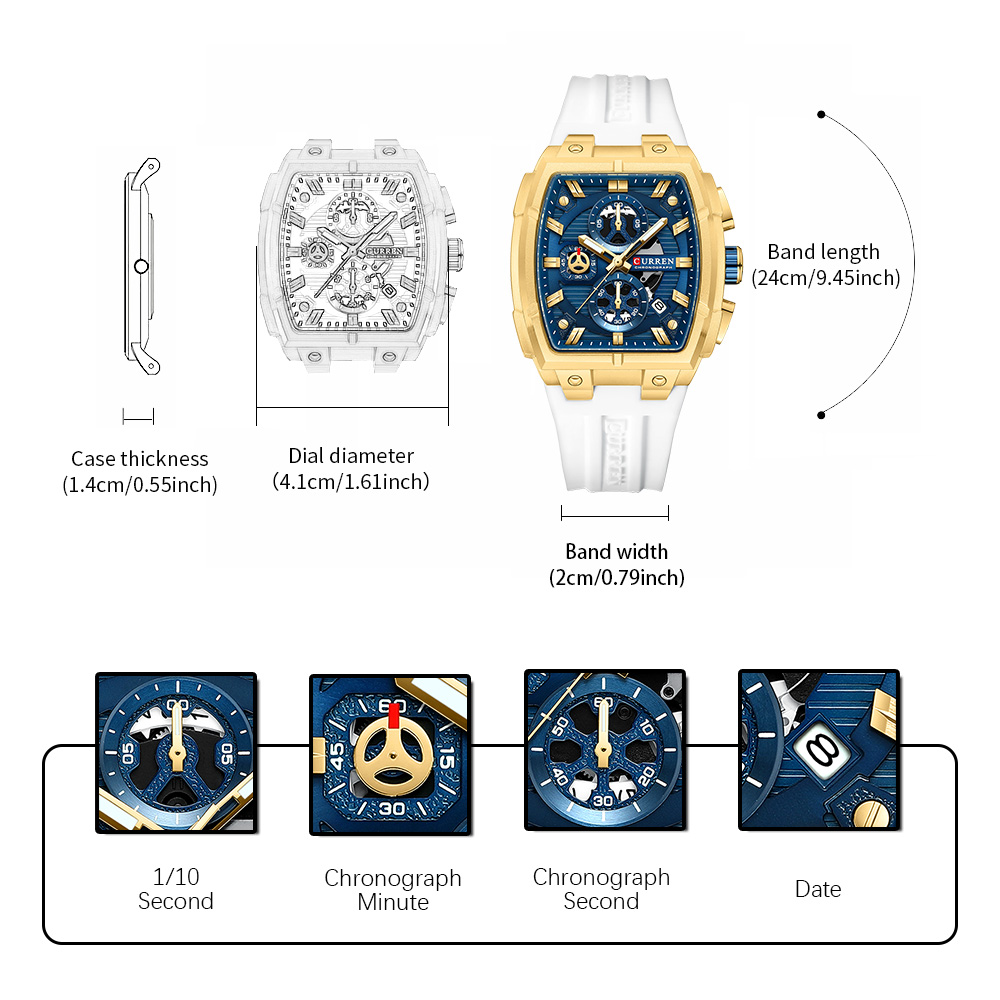 CURREN Luxury Vintage Watch fo - Luxury Watch Men review and price