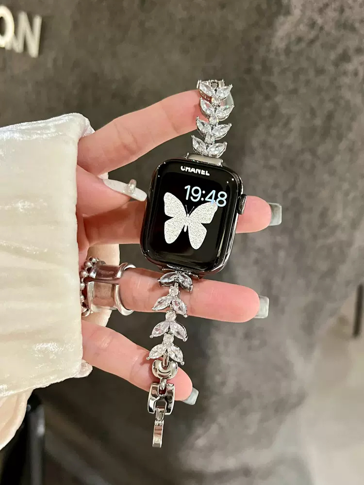 Luxury Diamond Strap For Apple - Luxury Watch Apple Bands review and price