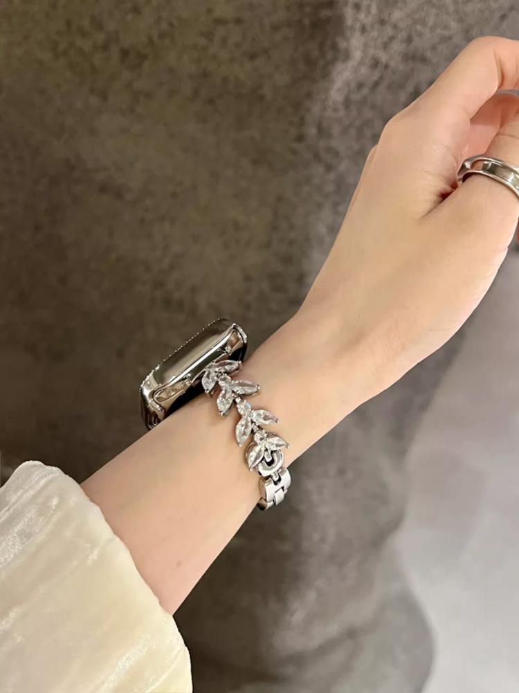 Luxury Diamond Strap For Apple - Luxury Watch Apple Bands review and price