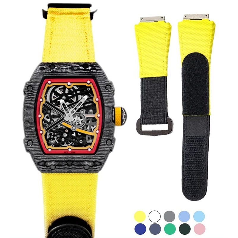 Custom Made FKM Rubber Strap f - Luxury Watch Richard Mille review and price