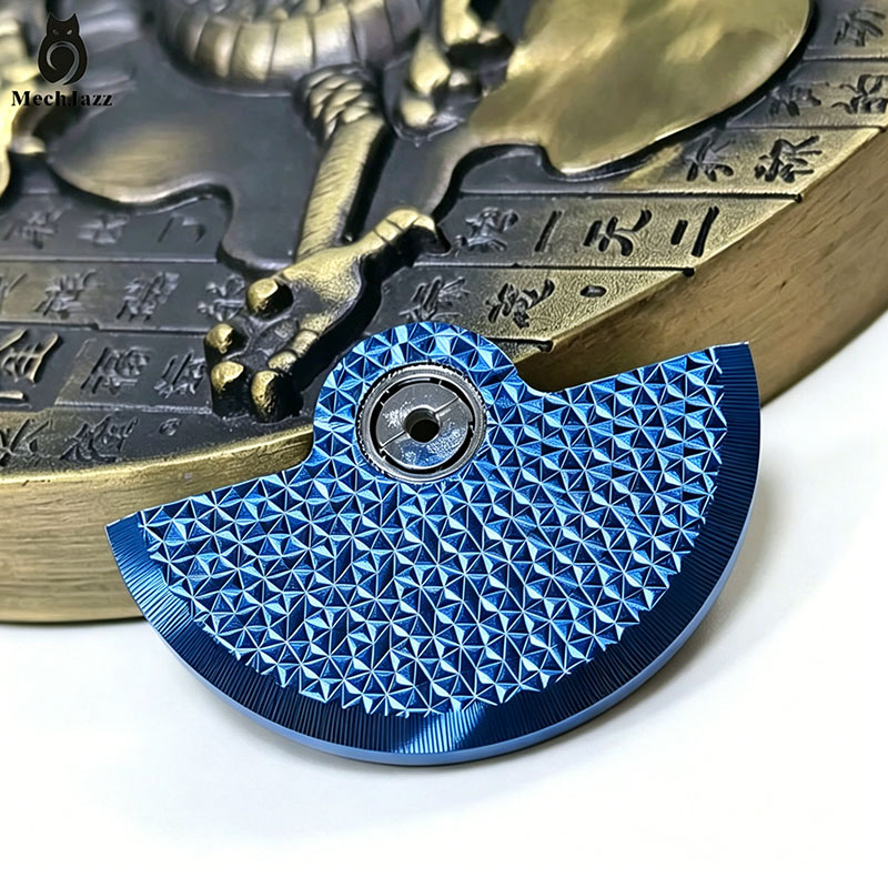 Blue Starburst Pattern Rotor,  - Exhibition Caseback review and price
