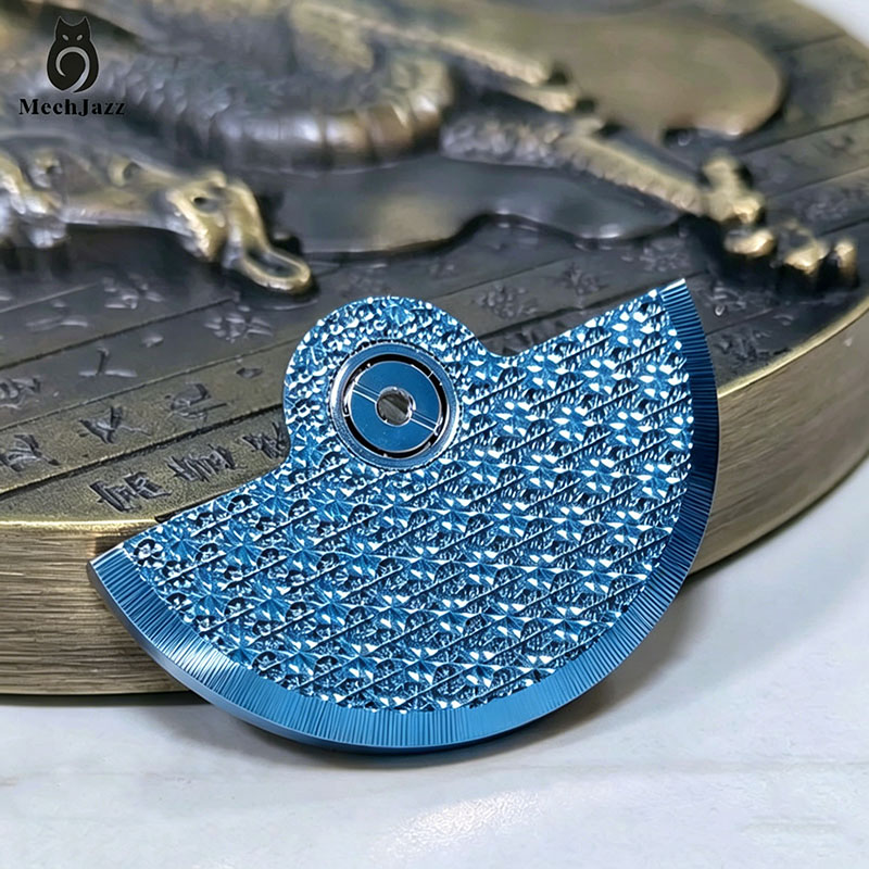 Blue Starburst Pattern Rotor,  - Exhibition Caseback review and price
