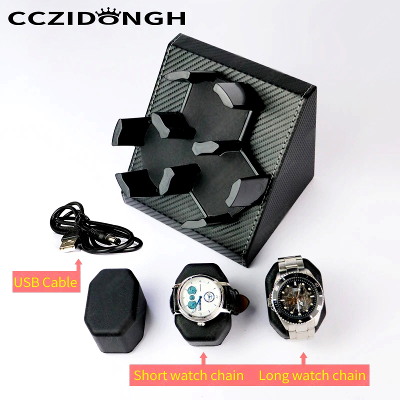 3+0 Watch Winder Leather Autom - Luxury Watch Winder Box review and price