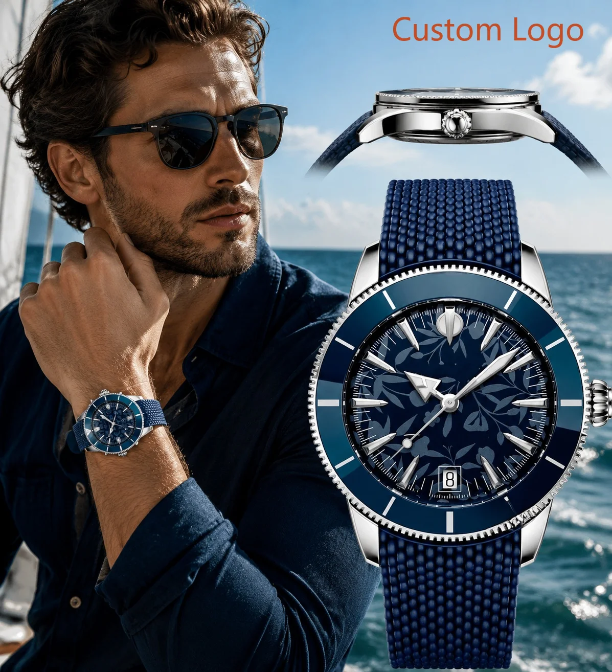 Men 46mm Diving Automatic Watc - Luxury Watch Straps review and price