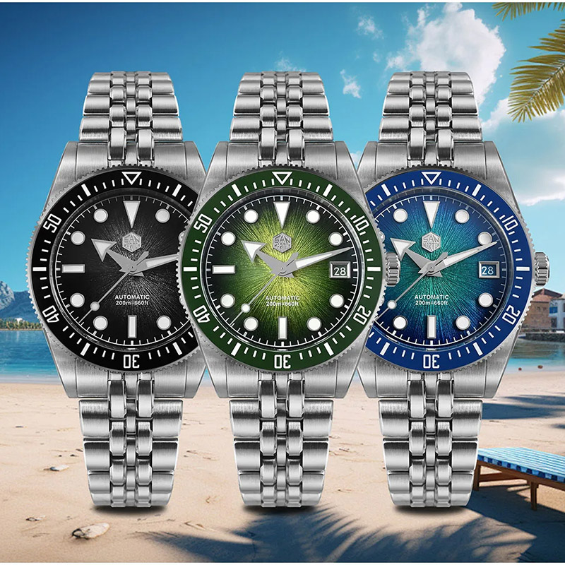 San Martin SN0148 Men's Luxury - Cloisonne Enamel Dial review and price