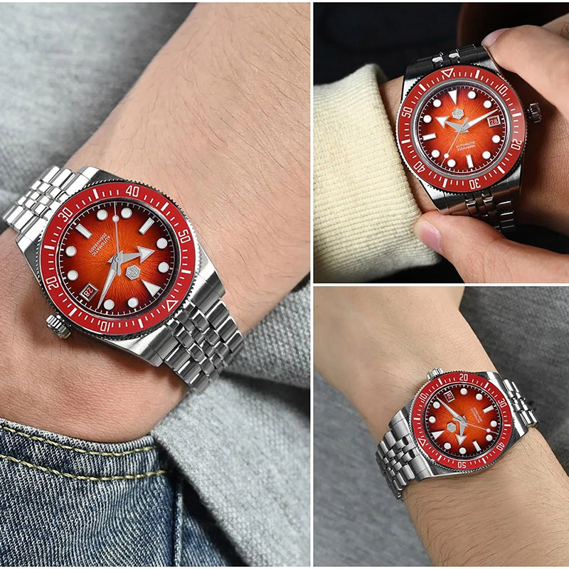 San Martin SN0148 Men's Luxury - Cloisonne Enamel Dial review and price