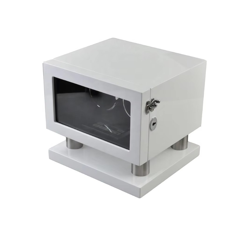 White Brown Leather Controller - Luxury Watch Winder Box review and price