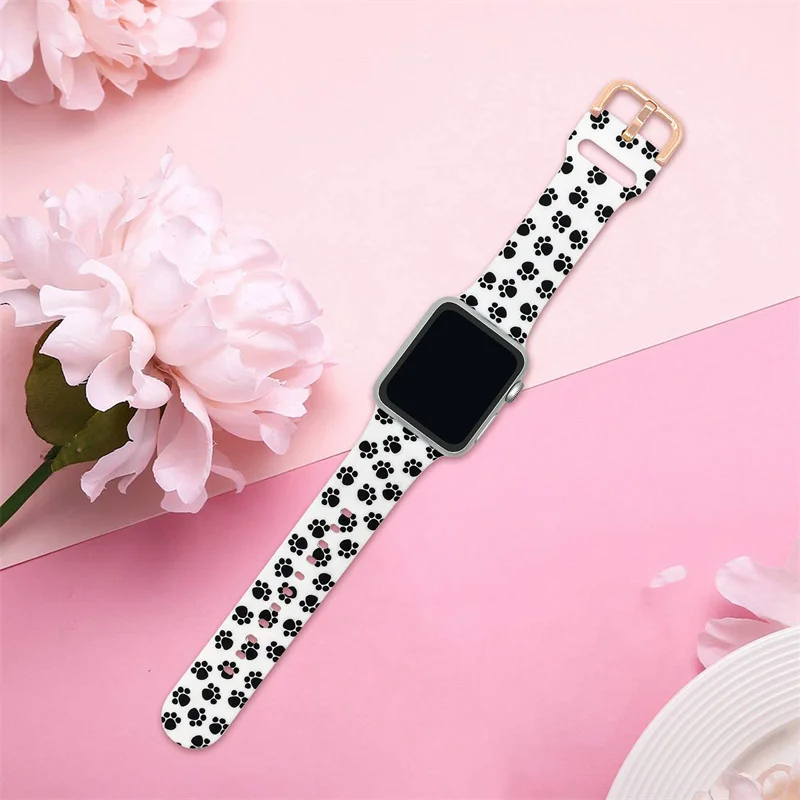 Printed band For apple watch s - Luxury Watch Apple Bands review and price