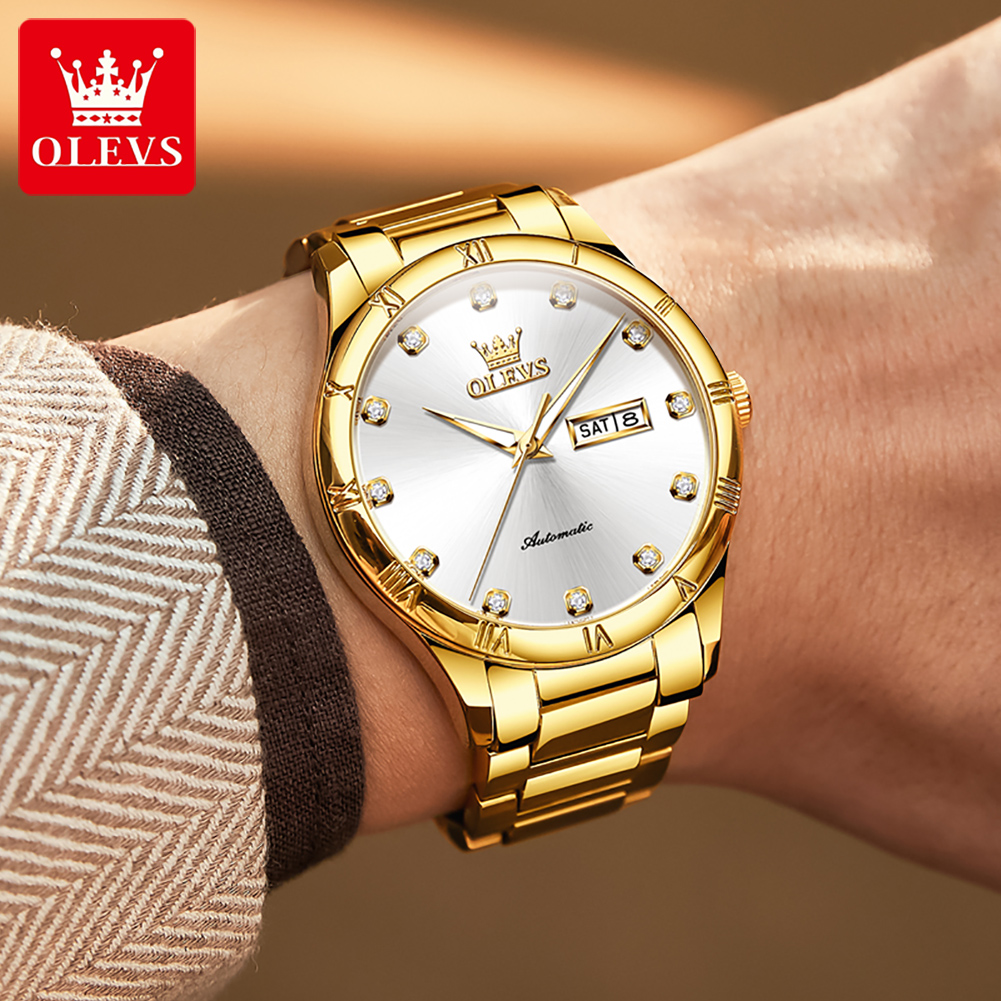 OLEVS Men's Watches Luxury Cas - Luxury Watch Men review and price