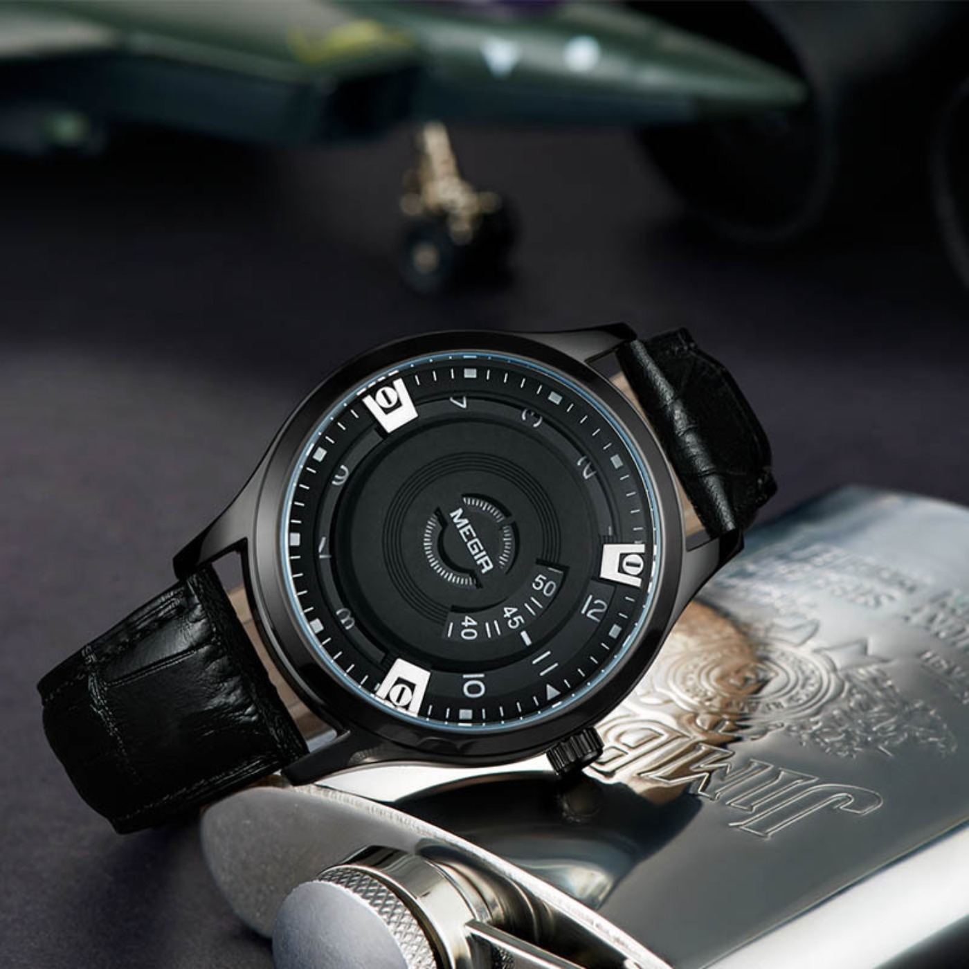 MEGIR Men Watches Luxury Leath - Luxury Watch Straps review and price