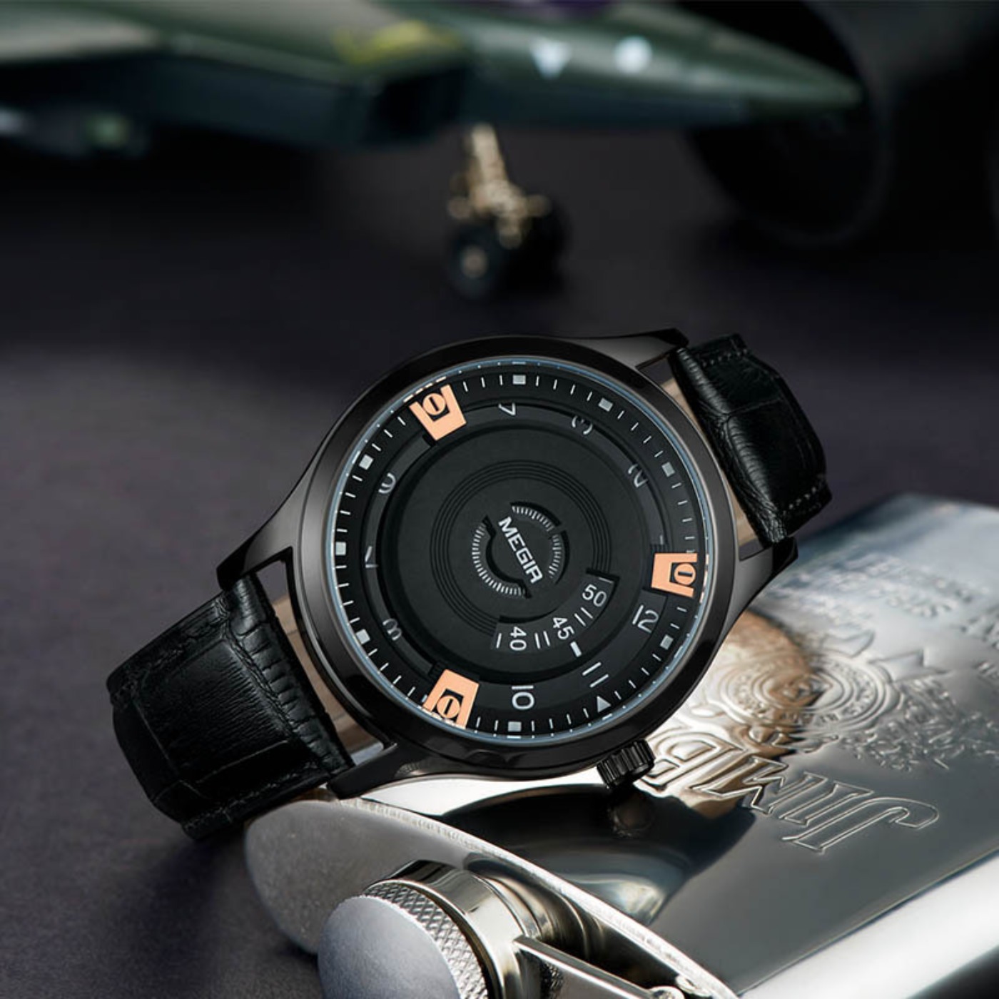 MEGIR Men Watches Luxury Leath - Luxury Watch Straps review and price