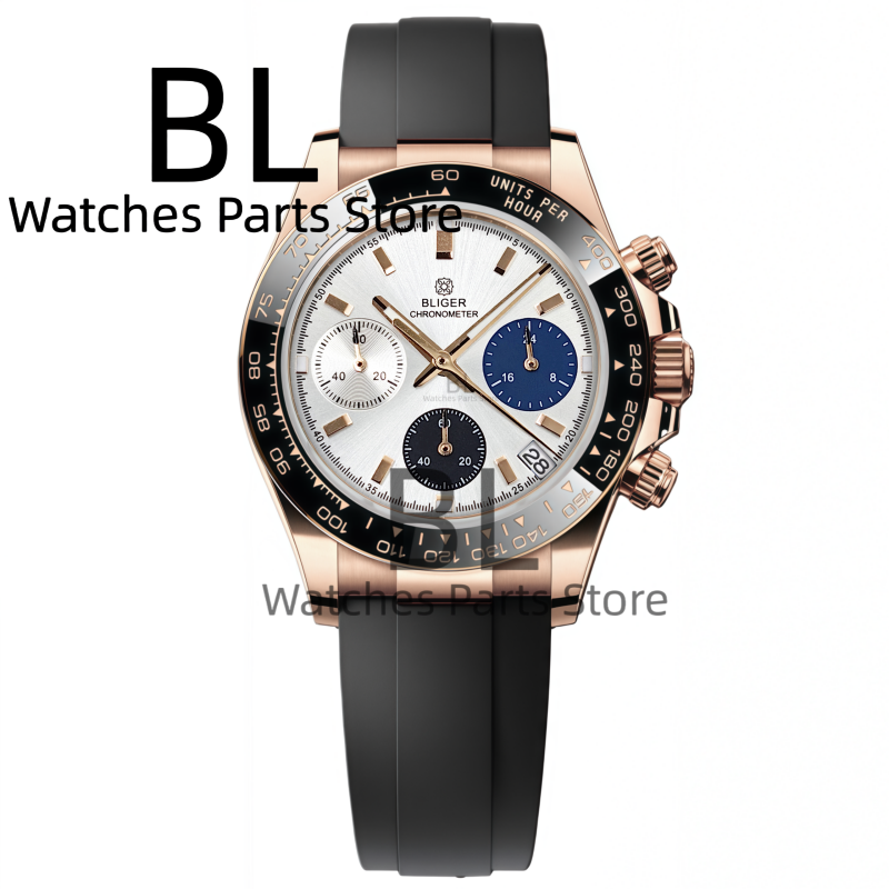 BLIGER Two Tone Silver Rose Me - Luxury Watch Magazine review and price