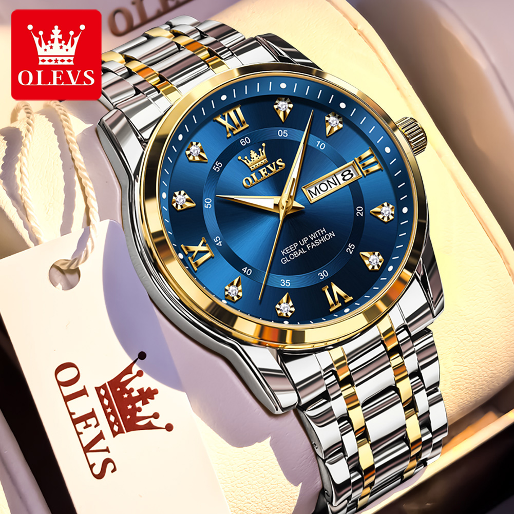 OLEVS Brand Fashion men's watc - Luxury Watch Men review and price