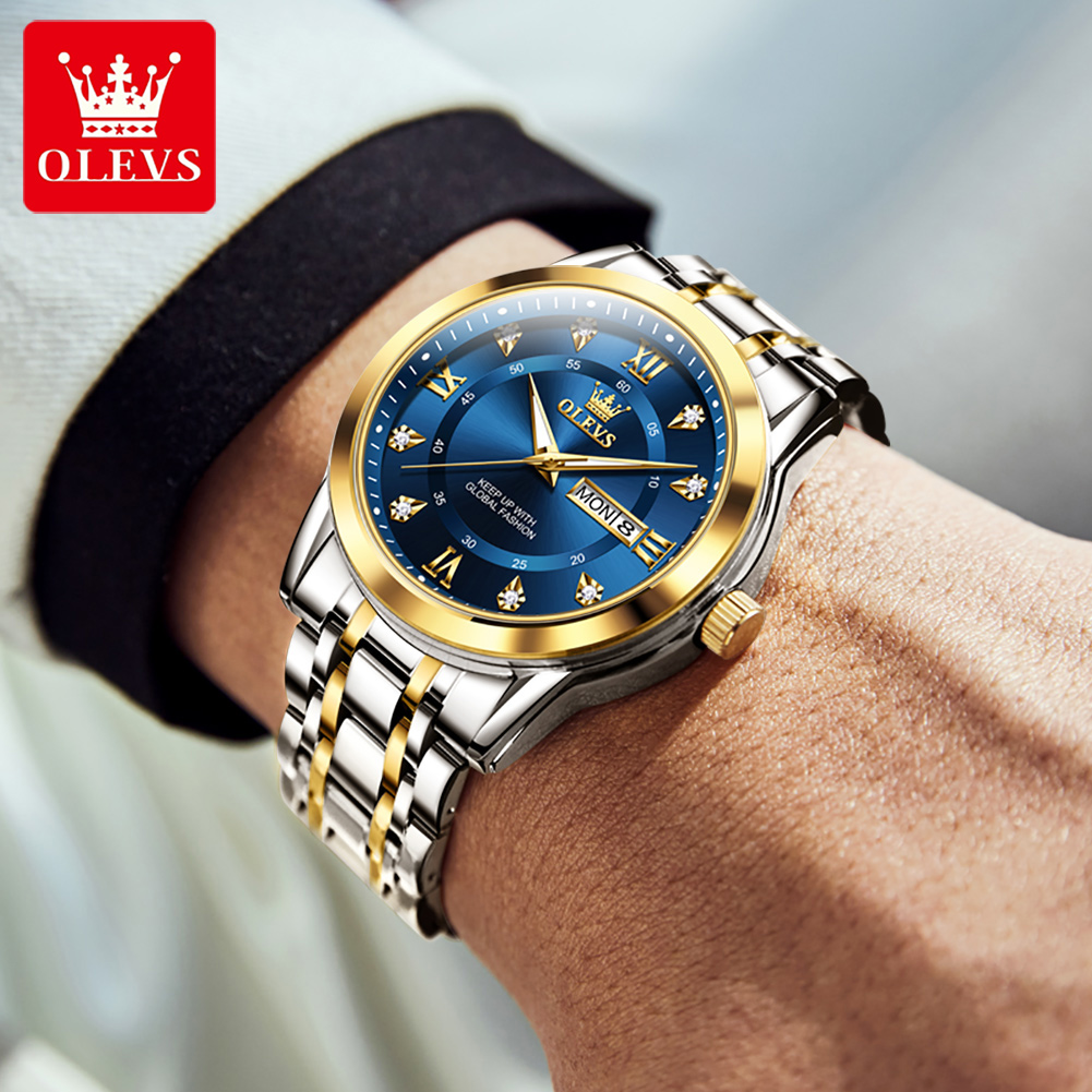 OLEVS Brand Fashion men's watc - Luxury Watch Men review and price