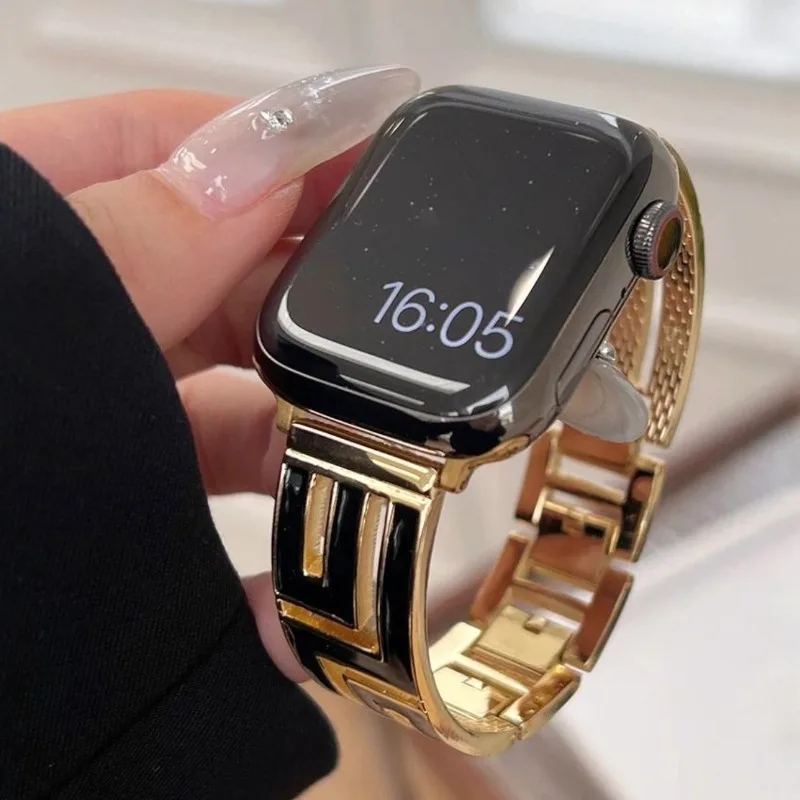 Luxury Metal Strap For Apple W - Luxury Watch Apple Bands review and price