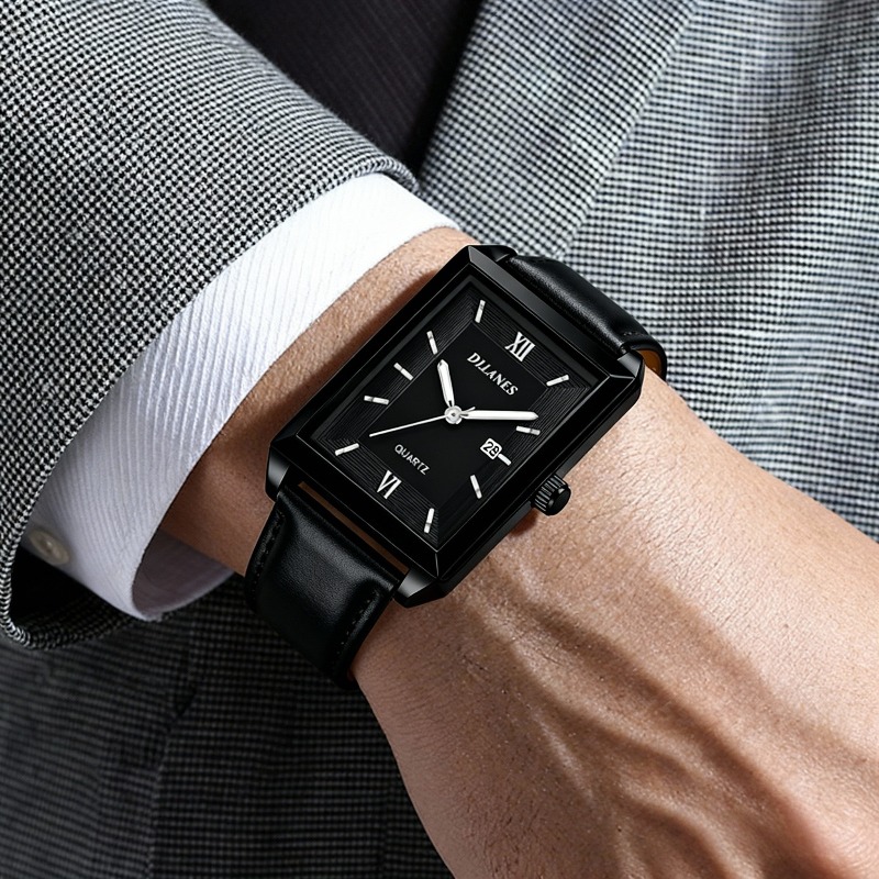 Casual Leather Men Watches Sim - Dress Watch Ultra Thin review and price
